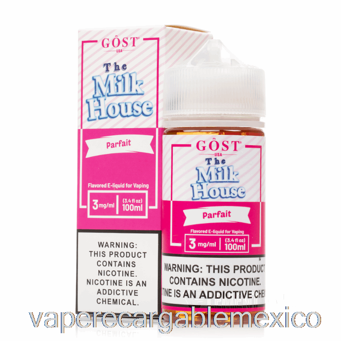 Vape Recargable Parfait - La Casa De La Leche - Gost Vapor - 100ml 6mg